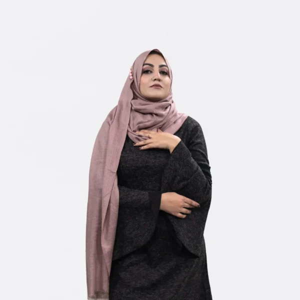 Dusty Rose Floral Pink Scarf